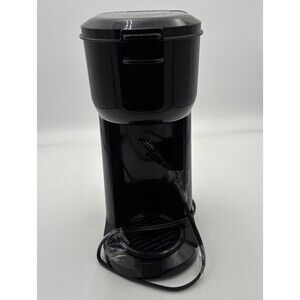 Mainstays Black Matte Single Serve Coffee Maker